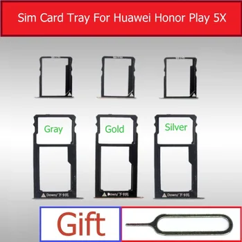1 инсталация Нагоре и Надолу Micro SD + Притежателя на Тавата за sim-карти За Huawei Honor Play 5X KIW-TL00H TL00 L23 CL00 AL10 UL00/Слот за карти Glory 5x